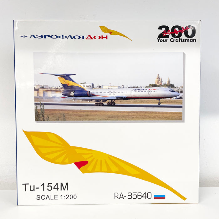 JC2AFL023 | JC Wings 1:200 | Tupolev Tu-154M Aeroflot Don RA-85640 PRE-OWNED