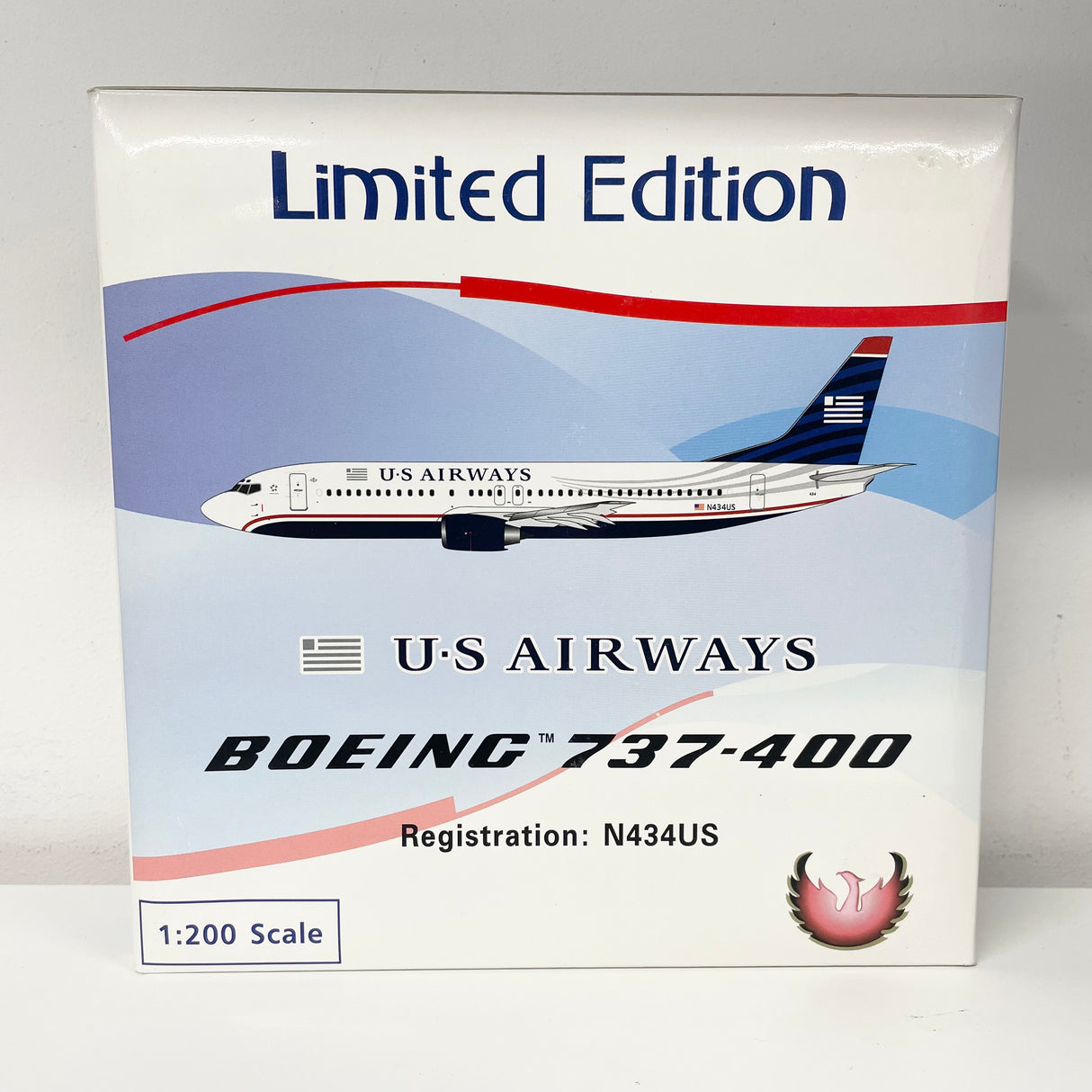 PH20022 | Phoenix 1:200 | Boeing 737-400 US Airways N434US PRE-OWNED