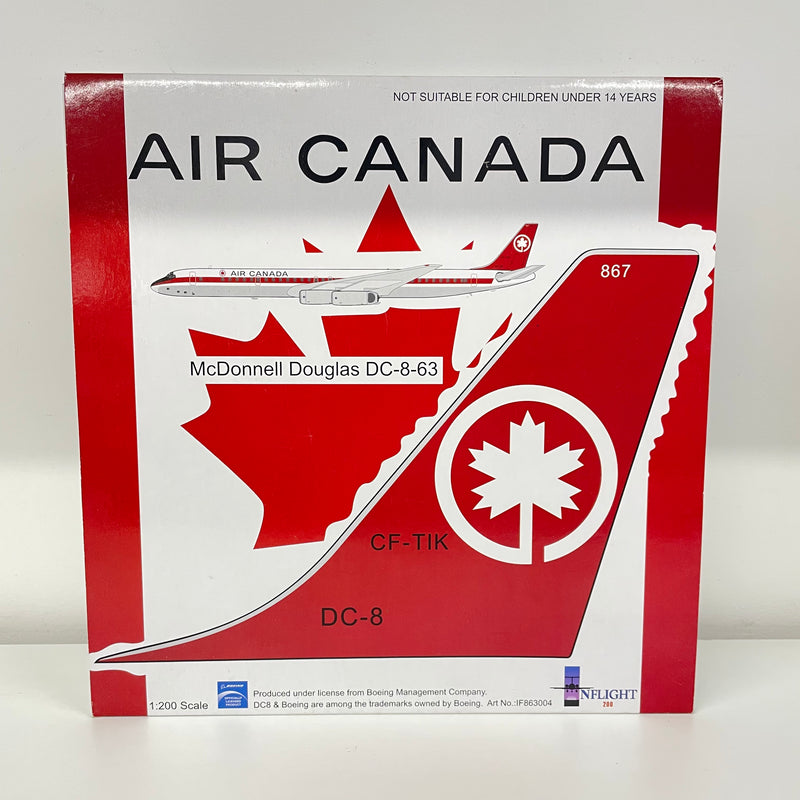 IF863004 | InFlight200 1:200 | DC-8-63 Air Canada CF-TIK PRE-OWNED
