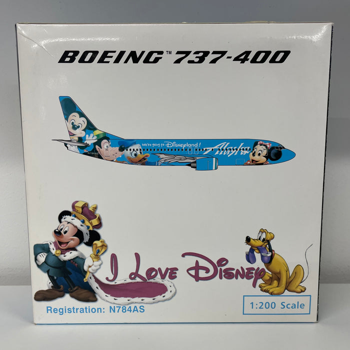 PH2ASA001 | Phoenix 1:200 | Boeing 737-400 Alaska 'Disneyland' N784AS PRE-OWNED