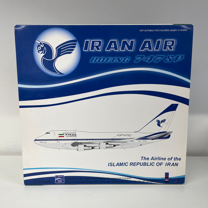 IF747SP007 | InFlight200 1:200 | Boeing 747SP Iran Air EP-IAA, 'Islamic Republic of Iran' PRE-OWNED