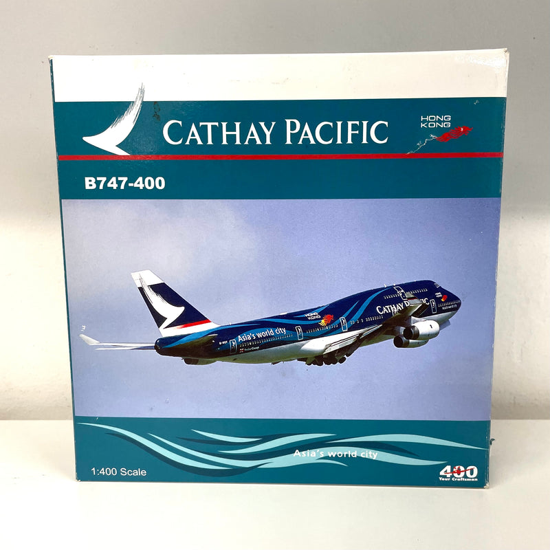 BBB-HOY| Big Bird 1:400 | Boeing 747-400 Cathay Pacific 'Asias World City' B-HOY **PRE-OWNED**
