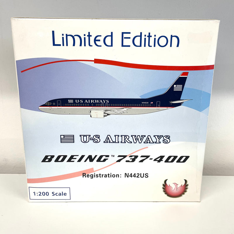 PH2USA307 | Phoenix 1:200 | Boeing 737-400 US Airways N442US PRE-OWNED