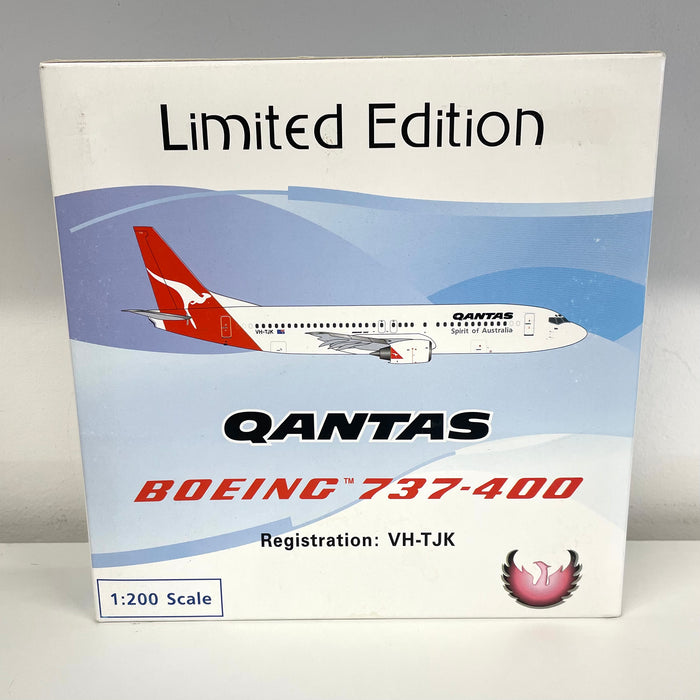 PH2QFA737 | Phoenix 1:200 | Boeing 737-400 Qantas 'Spirit of Australia' VH-TJK **PRE OWNED**