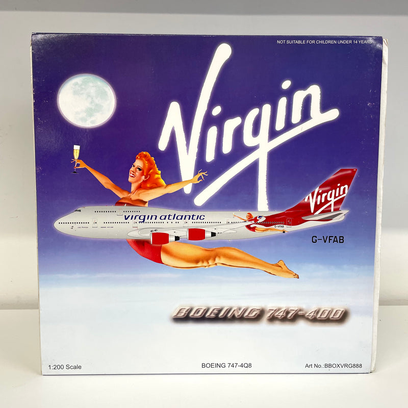 BBOXVRG888 | Blue Box 1:200 | Boeing 747-400 Virgin Atlantic Birthday Girl 'Lady Penelope' G-VFAB