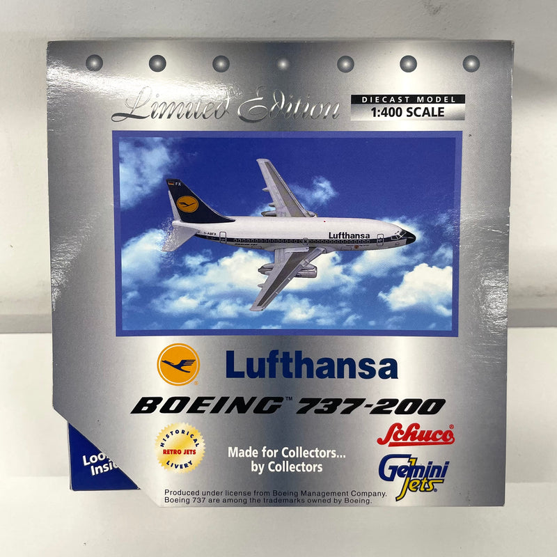GJDLH195 | Gemini Jets 1:400 | Boeing 737-200 Lufthansa D-ABFX PRE-OWNED
