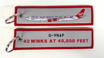 RBFG-VNAP | Gifts Key Rings | Virgin Atlantic A340 G-VNAP