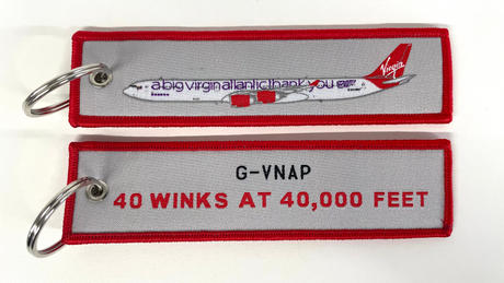 RBFG-VNAP | Gifts Key Rings | Virgin Atlantic A340 G-VNAP