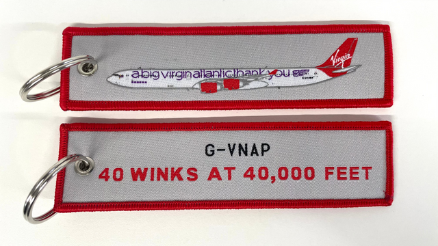 RBFG-VNAP | Gifts Key Rings | Virgin Atlantic A340 G-VNAP