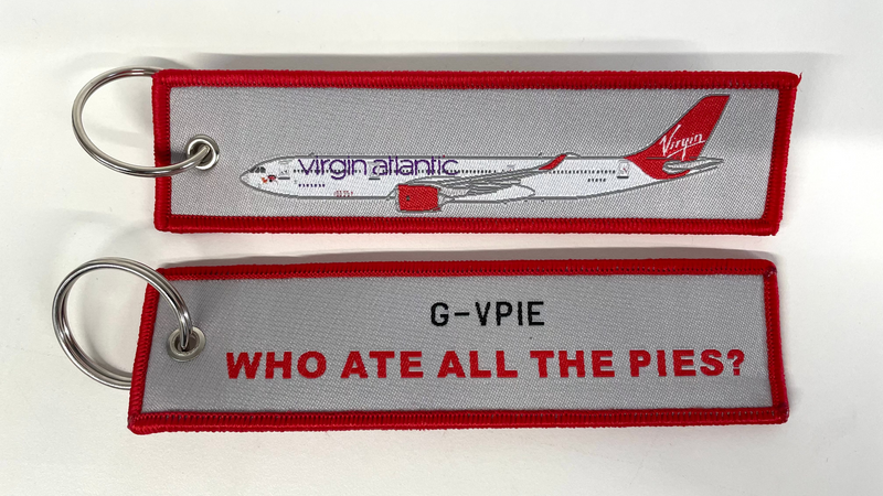 RBFG-VSPY | Gifts Key Rings | Virgin Atlantic 787 G-VSPY