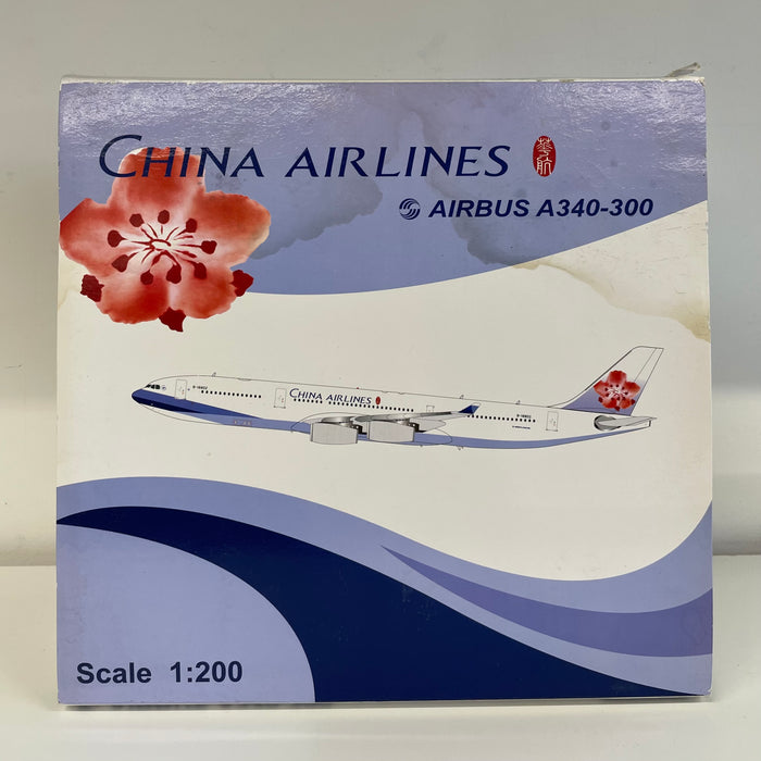 XX2660 | JC Wings 1:200 | Airbus A340-300 China Airlines (with stand) **PRE-OWNED**