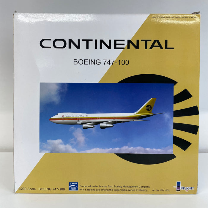 IF741005 | InFlight200 1:200 | Boeing 747-100 Continental N26864 **PRE-OWNED**