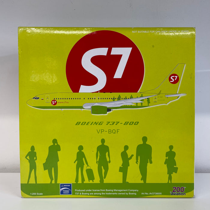 AV2738007 | Aviation 200 1:200 | Boeing 737-800 S7 VP-BQF **PRE-OWNED**