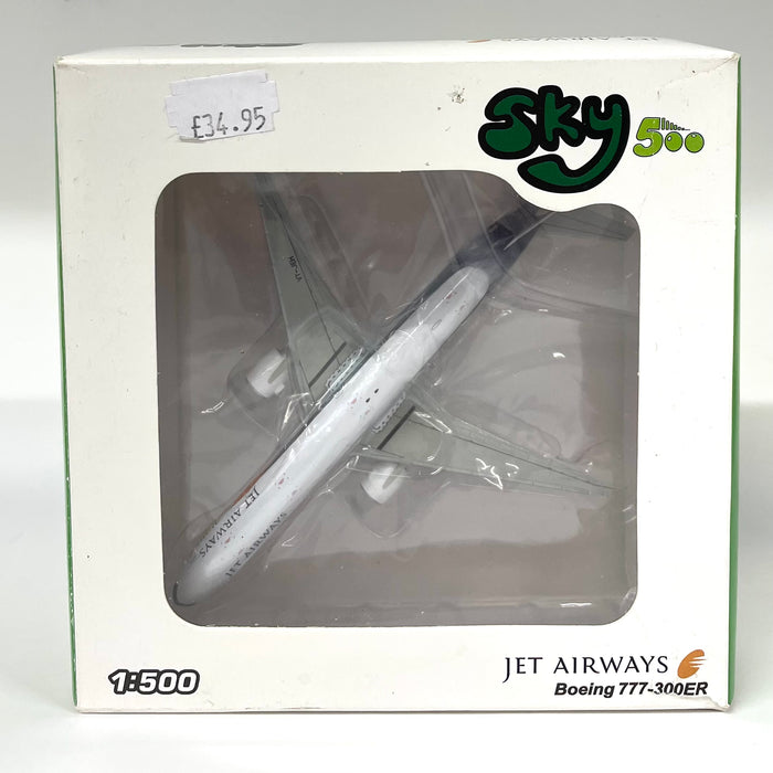 0735JA | Sky500 1:500 | Boeing 777-300ER Jet Airways VT-JEH **PRE-OWNED**