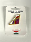 Air India 25mm pin badge with single rear fixing clasp.