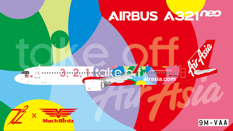 Z²400-053-26 | Z² 1:400 Models | A321neo Air Asia Malaysia 9M-VAA | is due June 2026