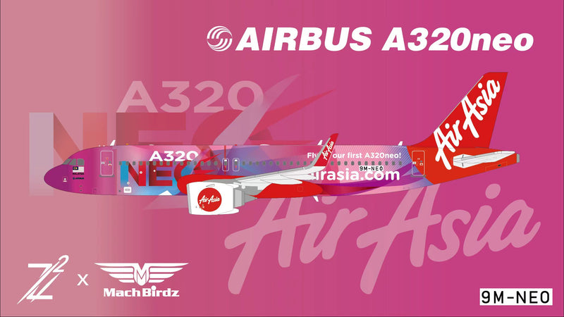 Z²400-047-26 | Z² 1:400 Models | A320neo Air Asia Malaysia 9M-NEO | is due June 2026