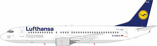 JFox Models 1:200 Boeing 737-430 Lufthansa Express D-ABKA