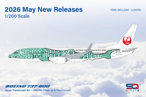 L2347 SQ Wings 1:200 Boeing 737-800 Japan Transocean Air JA07RK Yui Jinbei