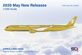 L2410 SQ Wings 1:200 Airbus A350-1000 STARLUX Airlines B-58554 Airsorayama Gold