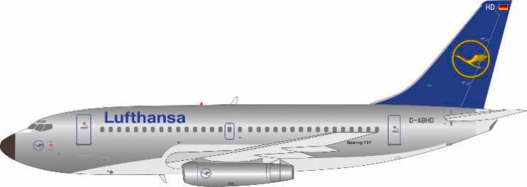 JF-737-2-013P | JFox Models 1:200 | Boeing 737-230/Adv Lufthansa D-ABHC | is due October 2024