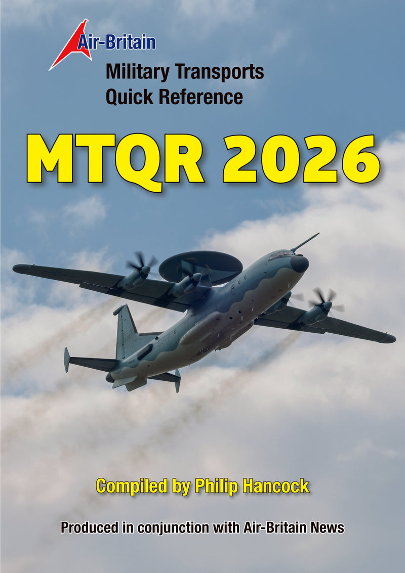 MLQR26 | Air-Britain Books | Military Transports Quick Reference 2026 (a Biennial production) – Pure bound