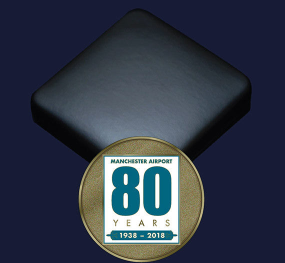 CC010 | Gifts Coins | 50mm Commemorative Coin celebrating 80 years of Manchester Airport