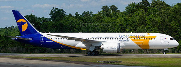 LH4297A | JC Wings 1:400 | Boeing 787-9 MIAT Mongolian Airlines JU-1789 (flaps down)