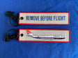 RBFBA747RETRON | Gifts Key Rings | Remove Before Flight | Boeing 747, BA 'Negus' (retro-100yrs)