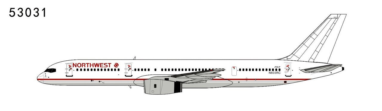 NG53031 | NG Models 1:400 | Boeing 757-200 Northwest Republic scheme N603RC