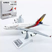 Die-cast metal model of an Airbus A380 Asiana Airlines HL7634.