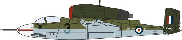 OXAC076 | Oxford Die-cast 1:72 | Heinkel HE162,AIR MIN 61 W.NR.120072, RAF 1945
