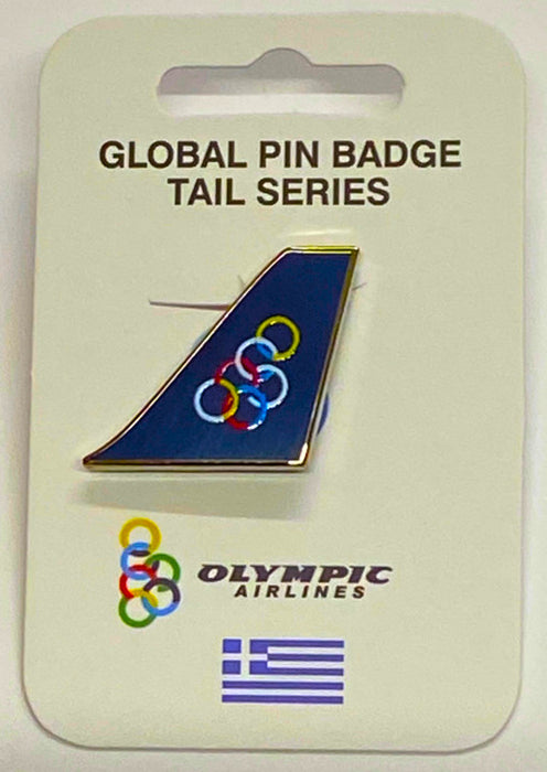 PINOLYMPIC | ARD Souvenirs Pin Badges | Tail Pin - Olympic Airlines