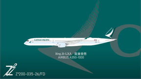 Cathay Pacific Airbus A350-1000 B-LXA flaps down