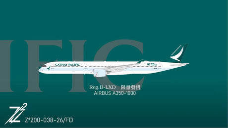 Cathay Pacific Airbus A350-1000 B-LXD flaps down