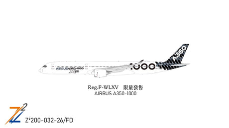 Airbus House Colours Airbus A350-1000 F-WLXV flaps down