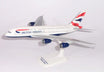 Airbus A380 die-cast model aircraft in British Airways livery at 1:250 scale.