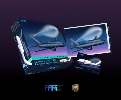 PT-400-015 | Patriot Models 1:400 | Boeing 767-200 Airbourne Optical Adjunct Boeing US Army Prototype N767BA | is due September 2025