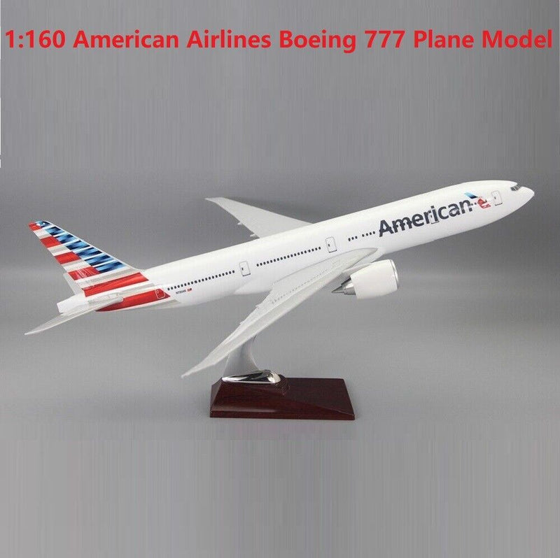 DMA777 | Desktop Models 1:160 | Boeing 777, American LED light up