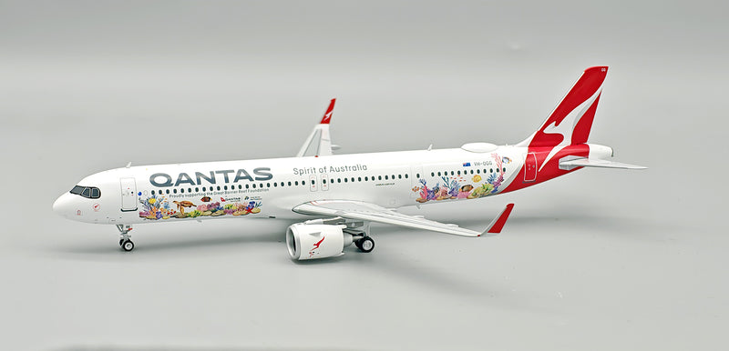 IF321QF0126 | InFlight200 | Airbus A321NXLR Qantas VH-OGG "Great Barrier Reef" | is due TBC