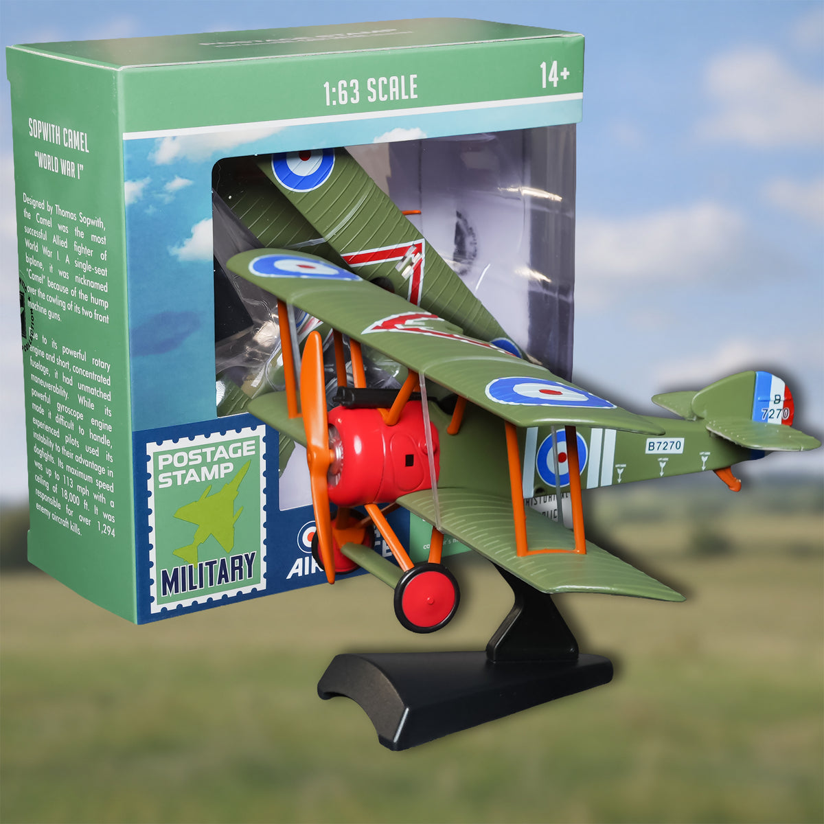 PS5350-4 | Postage Stamp Military 1:63 | Sopwith Camel Royal Air Force | is due October 2026
