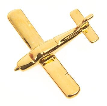 CL072 | Clivedon Collection Pin Badges | Socata Rallye 22ct Gold plated pin badge