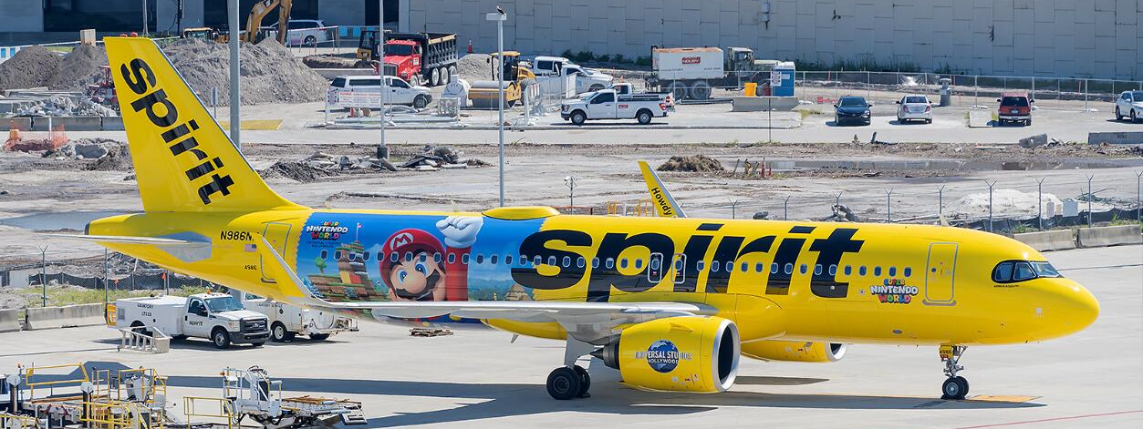 SA2065 | JC Wings 1:200 | Airbus A320NEO Spirit Airlines Reg: N986NK | was due April 2024