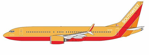 SWA002 | NG Models 1:400 | Boeing 737 MAX 8 Southwest Airlines N871HK 'Desert Gold Retro named Herbert D. Kelleher' | was due October 2024