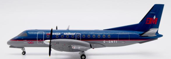XX20474 | JC Wings 1:200 | British Midland Saab 340B Reg: G-GNTI With Stand