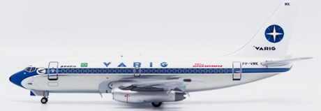 XX20509 | JC Wings 1:200 | Varig Boeing 737-200 Polished Reg: PP-VMK With Stand | is due May 2025
