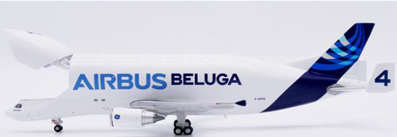 LH4381C | JC Wings 1:400 | Airbus Industrie A300-600ST Beluga #4 Interactive Series Reg: F-GSTD With Antenna