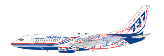 XX40219 | JC Wings 1:400 | Boeing House Color 737-700 Building on Success Reg: N1791B With Antenna | is due May 2025