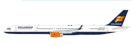 XX40459X | JC Wings 1:400 | Icelandair Boeing 757-300 With Winglet Reg: TF-FIX With Antenna | is due May 2025