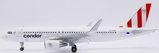 LH2494 | JC Wings 1:200 | Condor Airbus A320 Red Tail Reg: LZ-FBH With Stand | is due May 2025